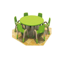 High quality kindergarten Plastic Kids Round Table children table and chair for sale